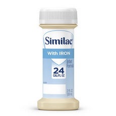 Infant Formula Similac with Iron 24 Unflavored 2 oz. Bottle Liquid Iron 