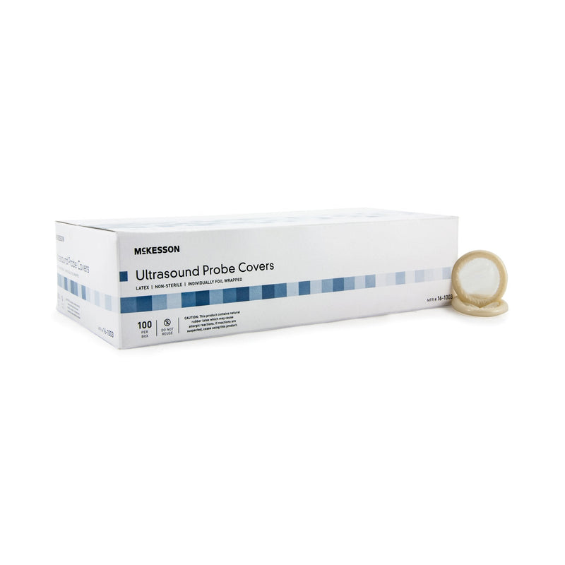 Ultrasound Probe Cover McKesson 1-1/4 X 8 Inch Latex NonSterile Rolled 
