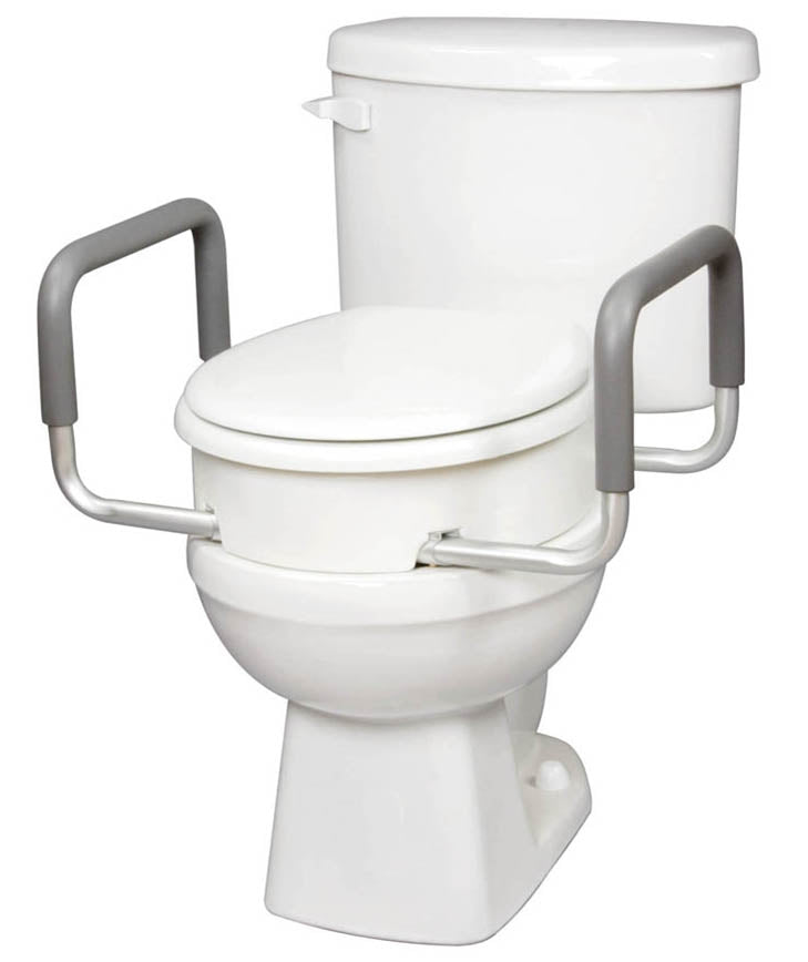 Compass Health Brands Carex Raised Toilet Seat with Arms - Standard (2/CS) 