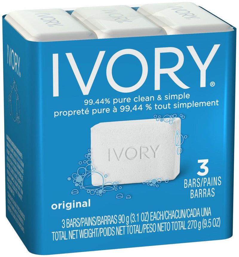 Soap Ivory Bar 3 oz. Individually Wrapped Light Scent (Case of 72)