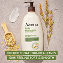 Aveeno Daily Moisturizing Body Lotion Fragrance Free, 18-ounce Pump Bottle (Each)