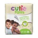 First Quality Products LLC Cutie Pants, Unisex Toddler, Disposable (104/CS) 