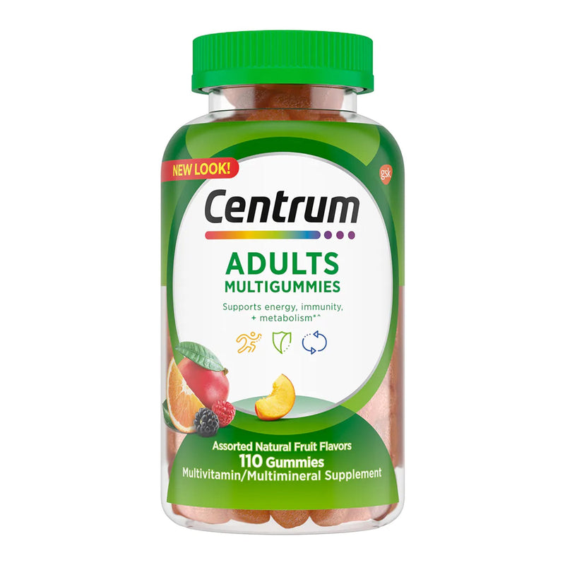 Glaxo Consumer Products Centrum MultiGummies Adults Assorted Natural Fruit Flavors 