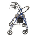 drive Steel Rollator with 6 Inch Wheels, Blue (Each)