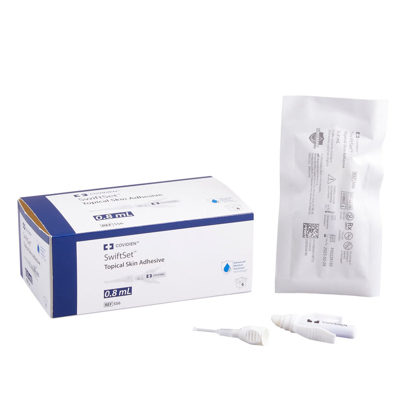 Skin Adhesive SwiftSet 0.8 mL Liquid Precision and Dome Applicator Tip n-Butyl-2 Cyanoacrylate 
