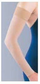 ARMSLEEVE 15-20MMHG BEIGEW/SILICONE BAND LG REG