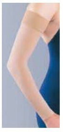 ARMSLEEVE 15-20MMHG BEIGEW/SILICONE BAND LG REG