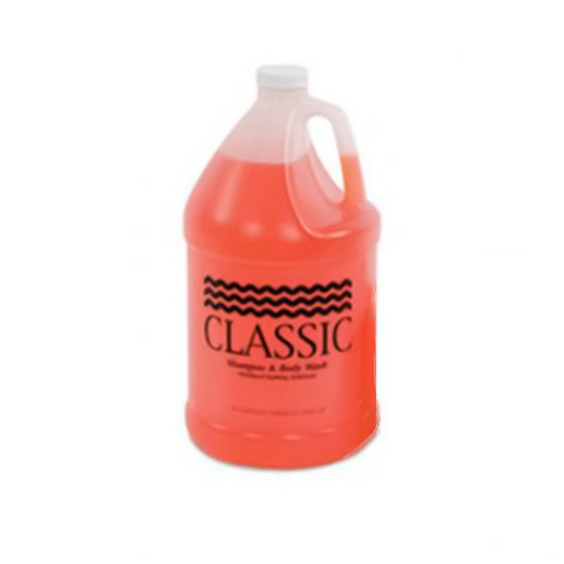 Classic Shampoo and Body Wash, Floral Scent, 1-gallon Jug (Case of 4 Gallons)
