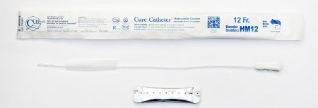 CATHETER HYDROPHILIC MALE SNGL16IN 12FR STR TIP 30/BX10BX/CS