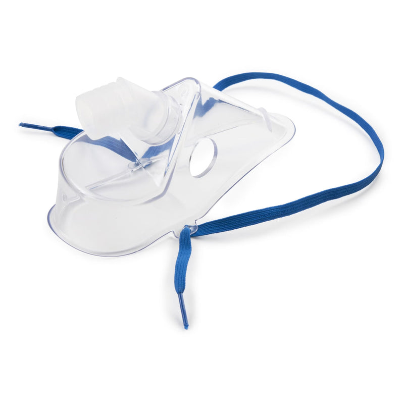 Aerosol Mask McKesson Elongated Style Adult One Size Fits Most Adjustable Head Strap 