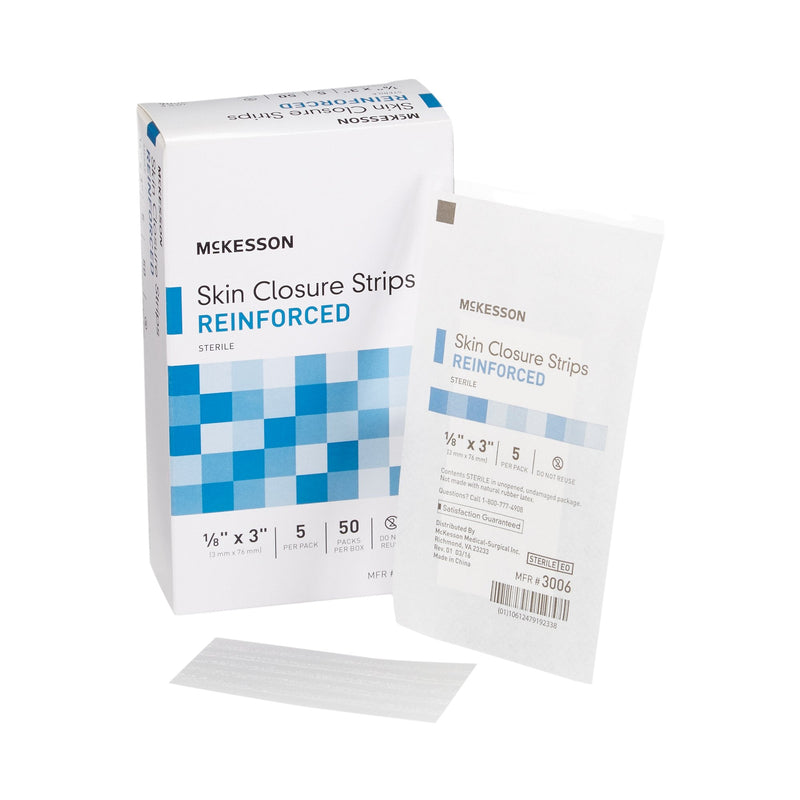 McKesson Brand McKesson Skin Closure Strip, 1/8 X 3 Inches (200/CS) 