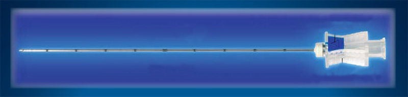 Echogenic Ultrasound Needle EchoBlock MSK 21 Gauge 4 Inch Length Non-Insulated 