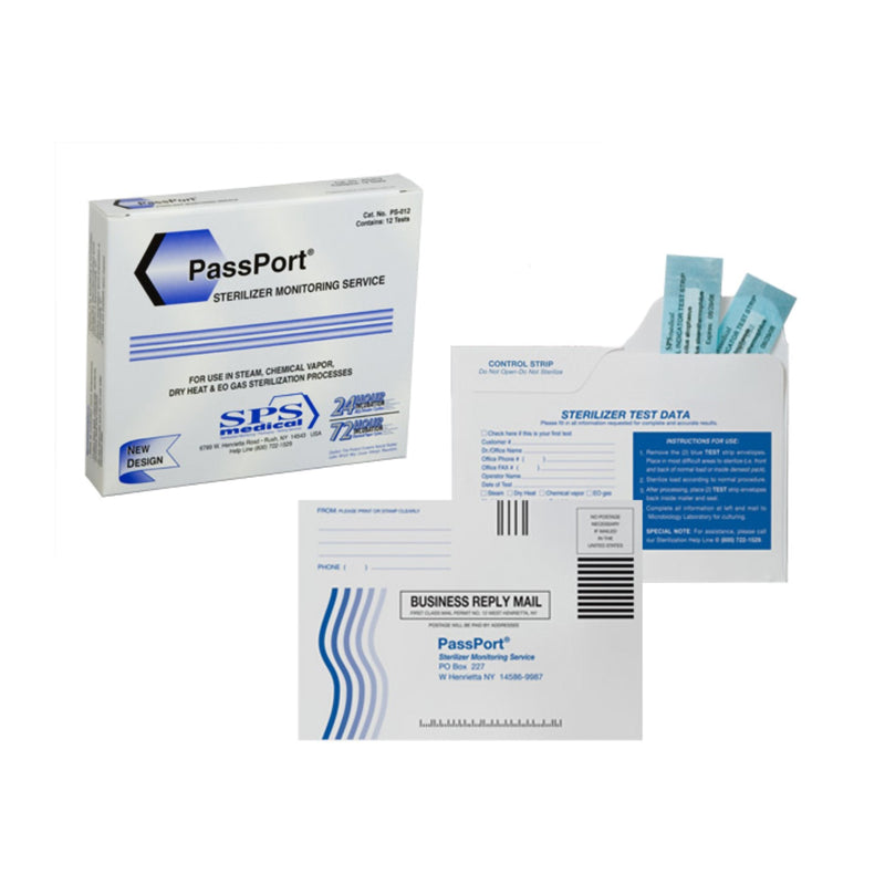 SPS Medical Supply PassPort Sterilizer Monitoring Service (12/BX) 
