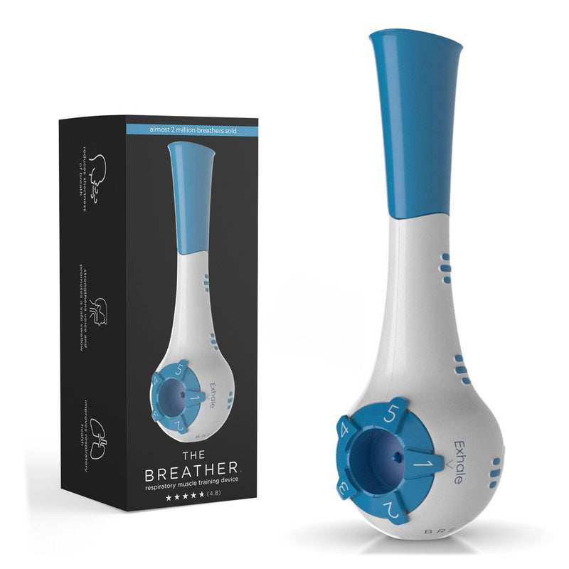 The Breather Respiratory Exerciser, Blue (Case of 120)