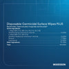 McKesson Premoistened Germicidal Wipe Surface Disinfectant Cleaner 6 x 6.75 Inch (Case of 1920)