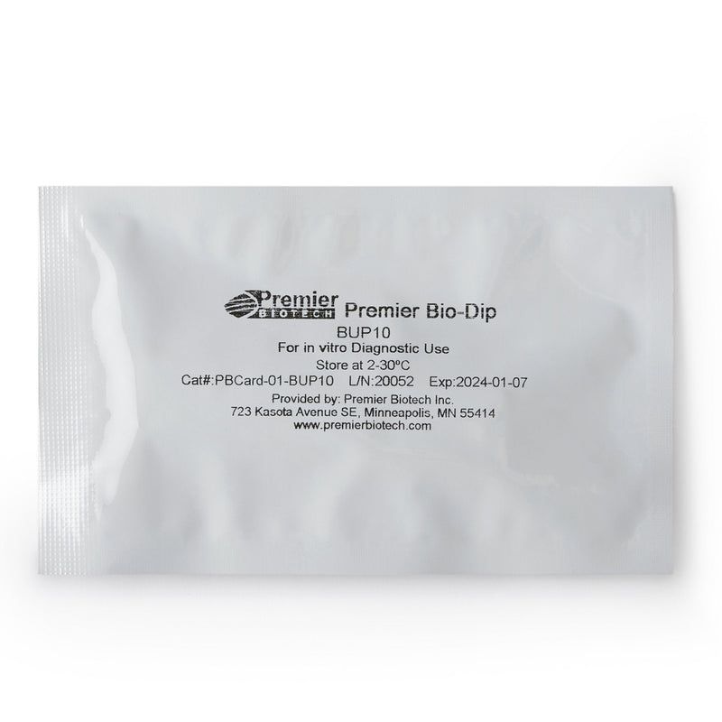 Premier Biotech Premier Bio-Dip Single Drug (Buprenorphine) Drugs of Abuse Test (25/CS) 