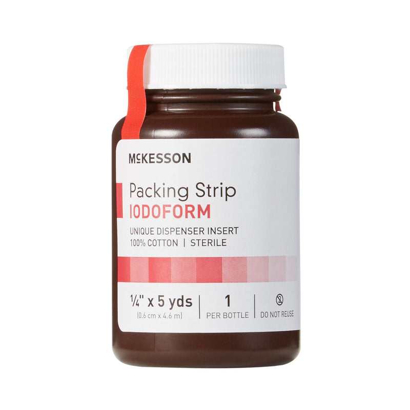 McKesson Iodoform Wound Packing Strip, ¼ Inch x 5 Yard (Case of 12)