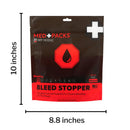 Med Packs First Aid Kit to Stop Bleeding – Emergency Supplies in Portable Pouch (Each)
