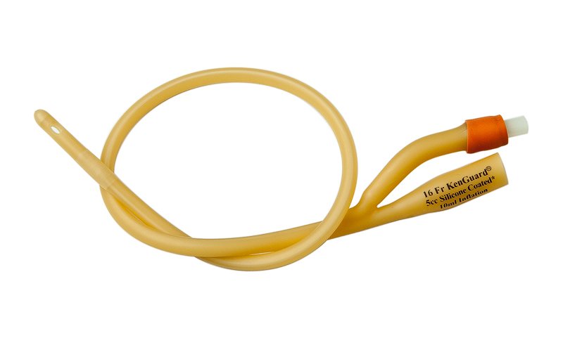 Foley Catheter Rusch Gold 3-Way Standard Tip 30 cc Balloon 26 Fr. Silicone Coated Latex 
