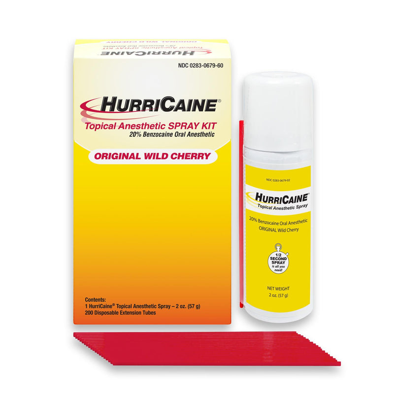 HurriCaine Topical Anesthetic Spray Kit (Box)