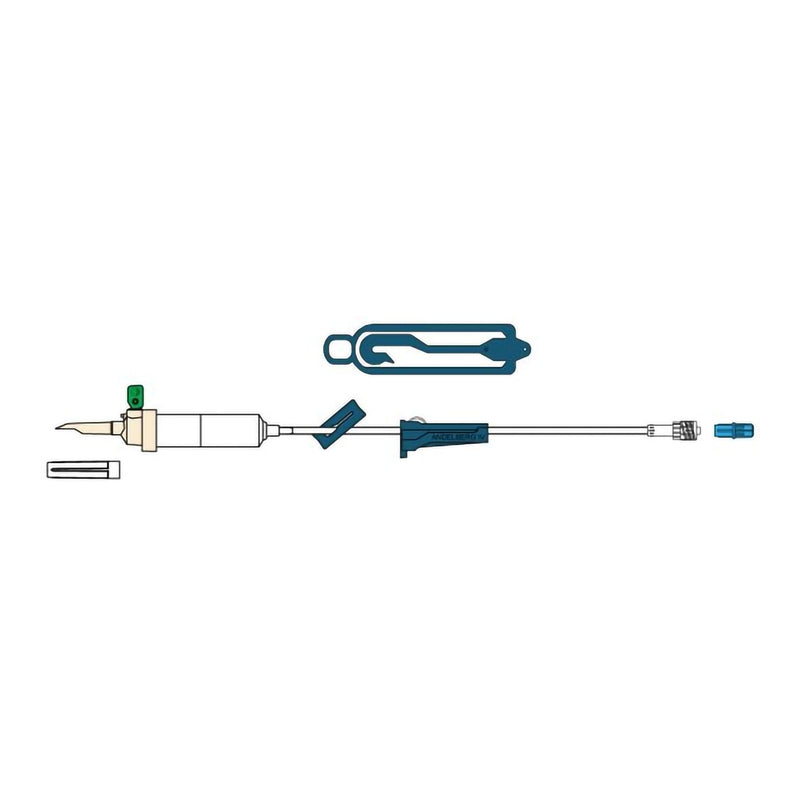 Secondary IV Administration Set Codan Gravity 20 Drops / mL Drip Rate Without Filter 40 Inch Tubing Solution 
