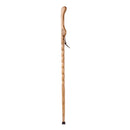 Mabis Healthcare Brazos Twisted Oak Hitchhiker Handcrafted Walking Stick, 58-Inch, Tan