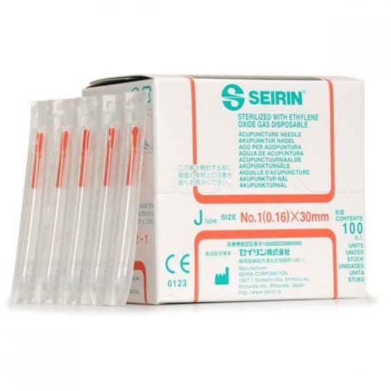 Acupuncture Needle Seirin 8 Japanese Gauge 60 mm Length J-Type 