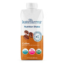 Kate Farms Nutrition Shake, Coffee Flavor, 11-ounce carton (Case of 12)