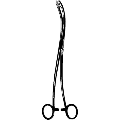 Sklar Black Laser DeLee Uterine Forceps - 90-7111