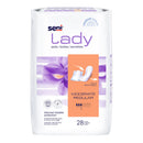 Seni Lady Moderate Absorbency Bladder Control Pads, Regular (Case of 168)
