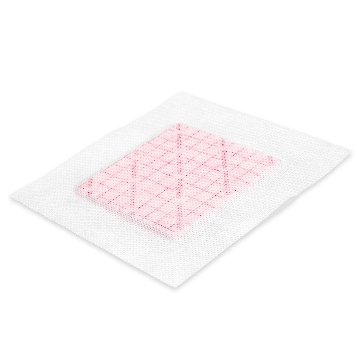 PolyMem Adhesive with Border Foam Dressing, 6 x 6 Inch (Case of 60)