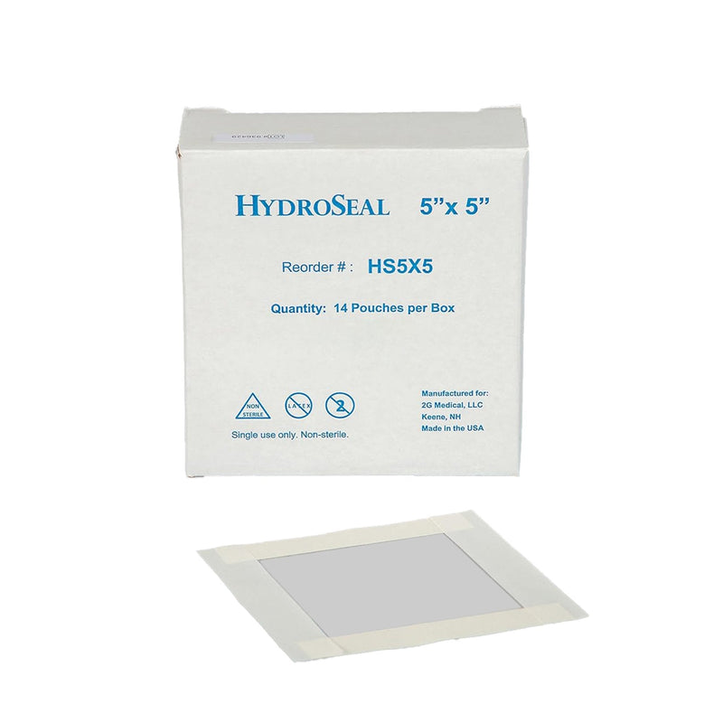 2G Medical LLC HydroSeal IV Site Barrier Protector, 5 x 5 Inch (140/CS) 