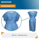 McKesson SMS Fluid Resistant Exam Gown, One Size Fits Most (Case of 50)