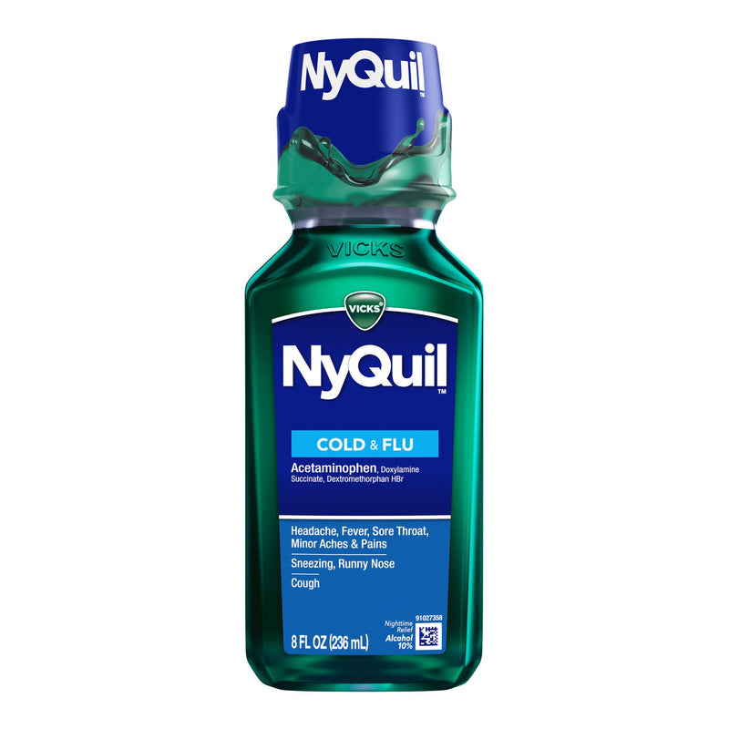 Vicks NyQuil Cold & Flu Nighttime Relief Liquid (Each)