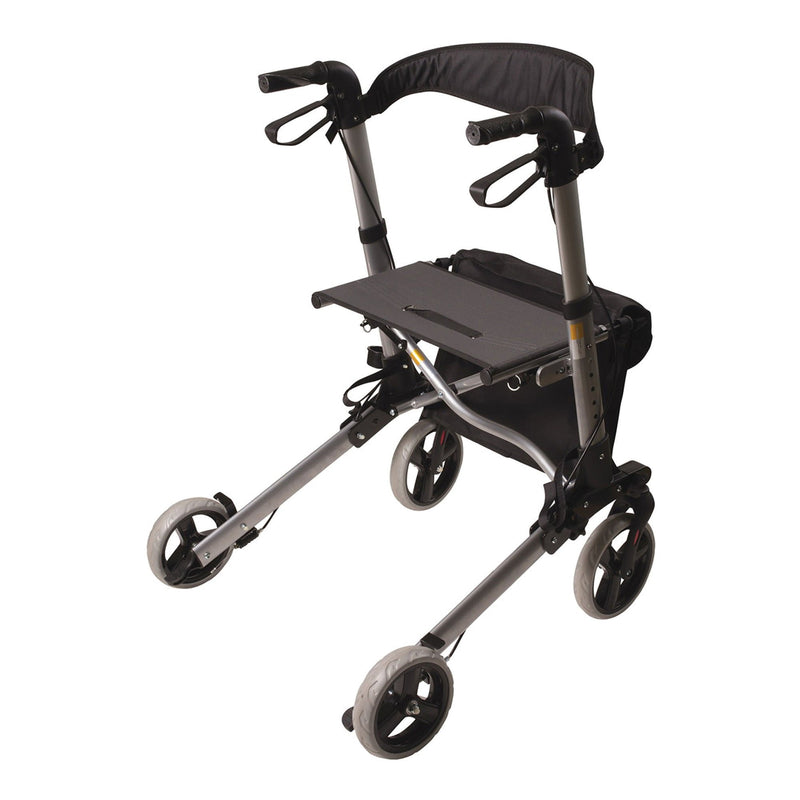HealthSmart Gateway Four-Wheel Rollator, 31 to 36 Inch Handle Height 