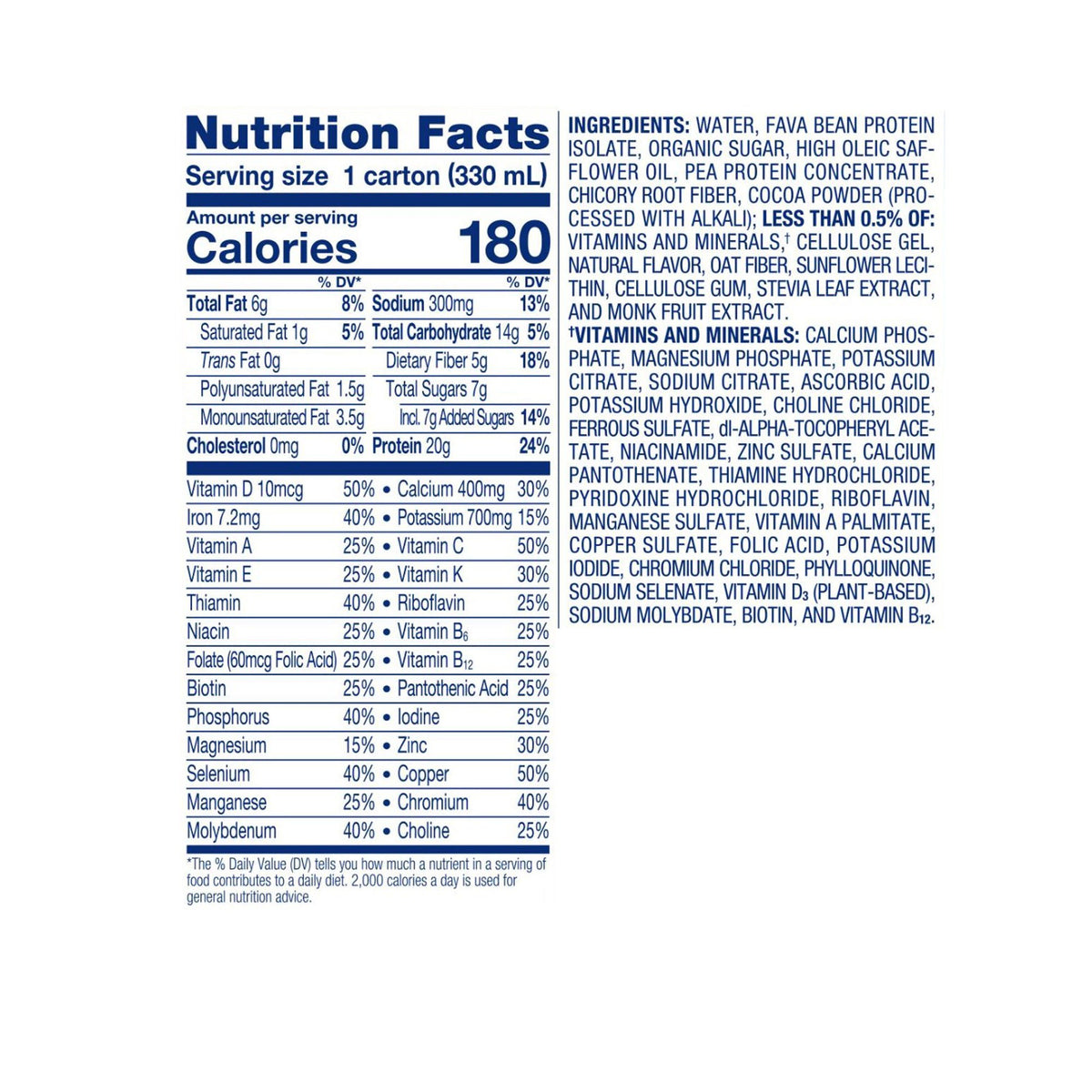 Ensure Plant Based Protein Nutrition Shake, Chocolate, 11-ounce carton (Case of 12)