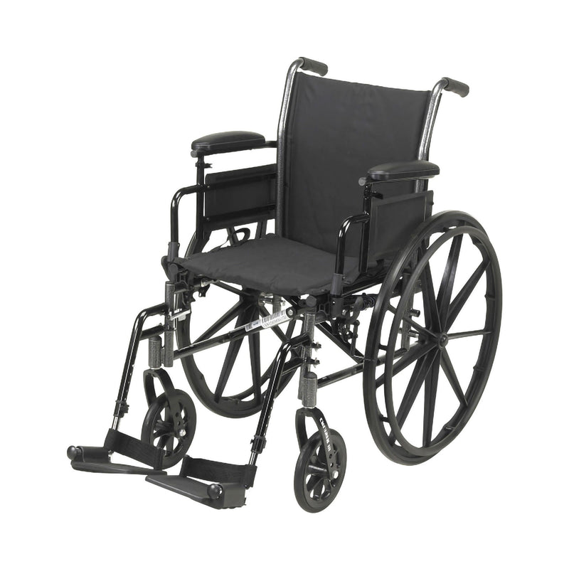 drive Cruiser III Lightweight Wheelchair, 20-Inch Seat Width 