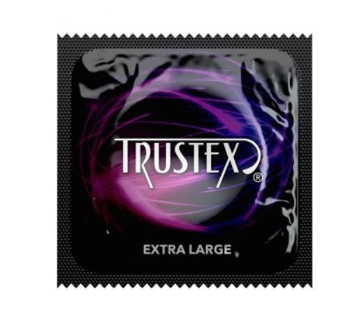 Trustex Lubricated Silicone Condom, Extra Large (Case of 1000)