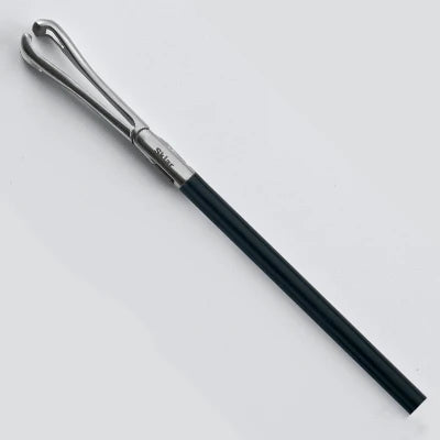 Sklartech 5000 Laparoscopic Babcock/DeBakey Forceps Complete Instrument - 13", 10mm Tip, Atraumatic Cross-Serrated, with 'XC' Non-Ratcheting Handle - 31-9142xc