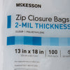 McKesson Zip Closure Bag, 13 x 18 Inch (1000/CS)