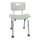 McKesson Aluminum Bath Bench, 15.5 – 19.5 Inch Height (Each)