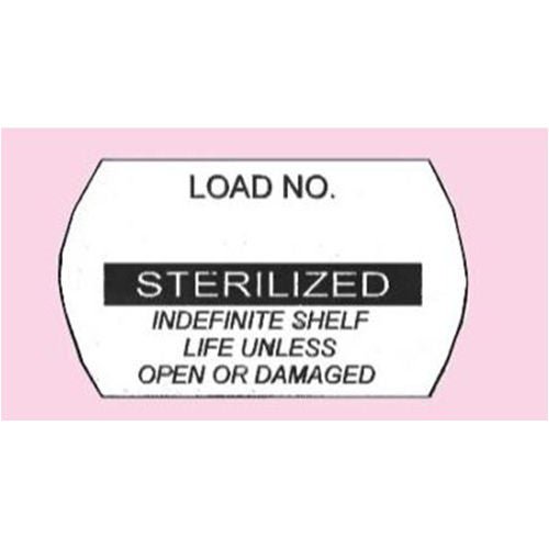 Pre-Printed Label Laboratory Use Black / White Sterilized Black Sterilization Label (Roll of 1500)