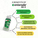 enterade IBS-D Targeted Dietary Support Medical Food, Berry, 8-ounce bottle (Case of 12)