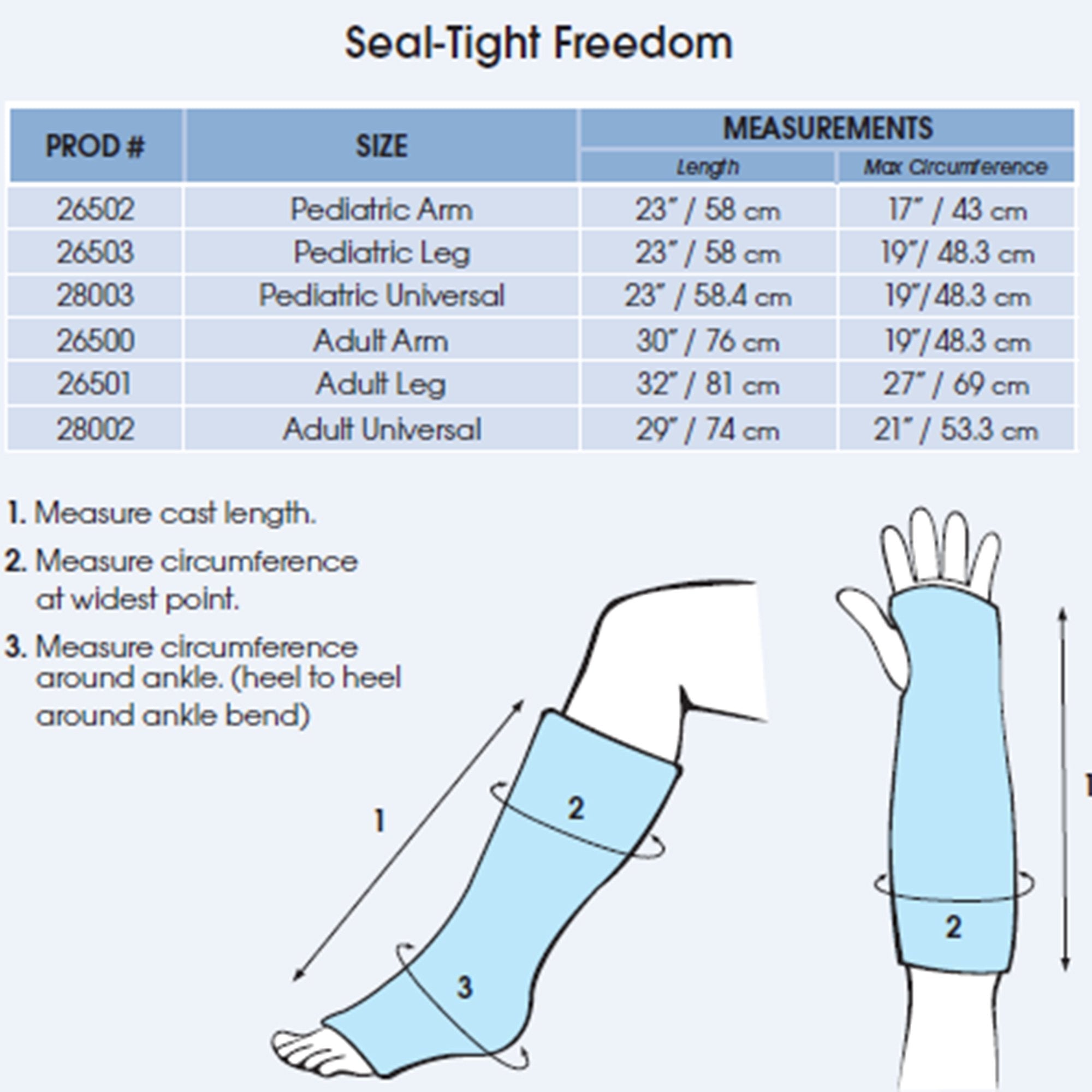 Brownmed Seal-Tight Leg Cast Protector 