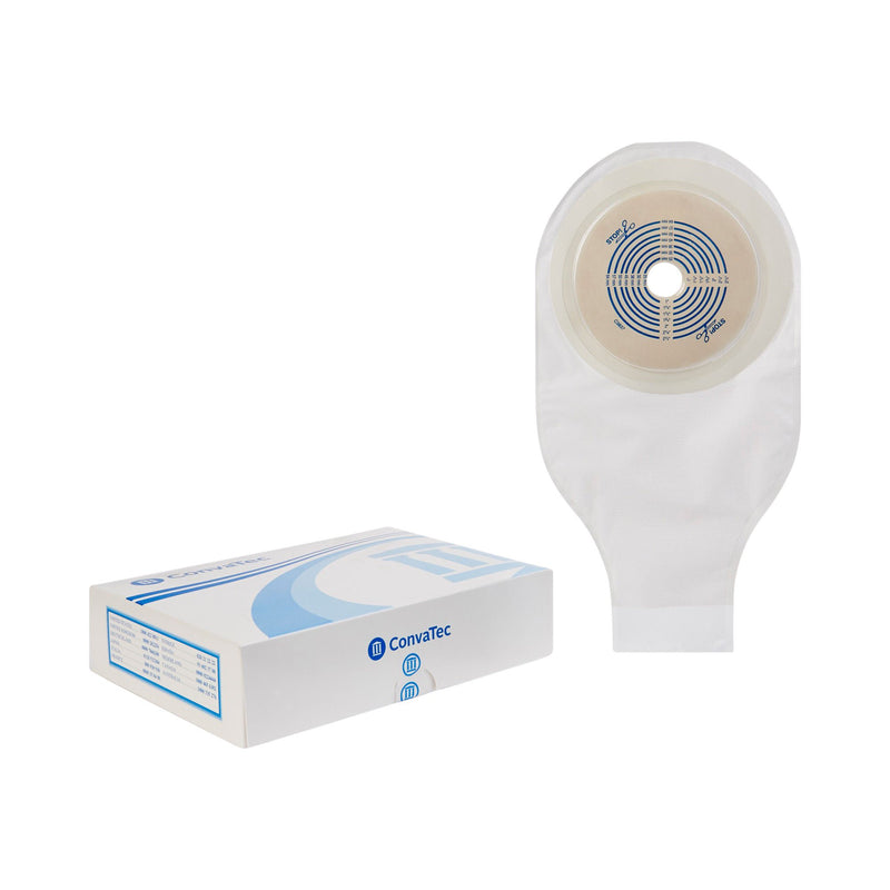 ActiveLife One-Piece Transparent Colostomy Pouch, Cut to Fit Stomas 19 – 64 mm (Box of 10)