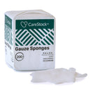 CareStock Gauze Sponge, 4 x 4 in. 8-Ply, Medical-Grade Cotton Wound Dressing (Case of 4000)