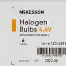 McKesson Halogen Lamp, Replacement Bulb for Vaginal Specula, 4.6 Volt 3 Watt (6/BX) 