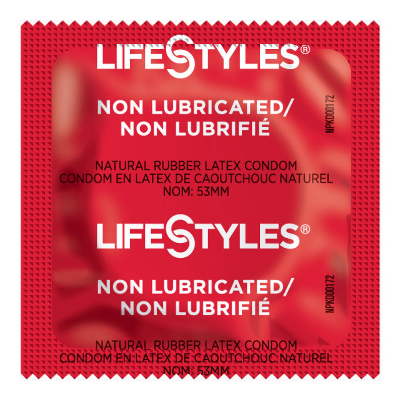 LifeStyles Nonlubricated Latex Condom (Case of 1008)