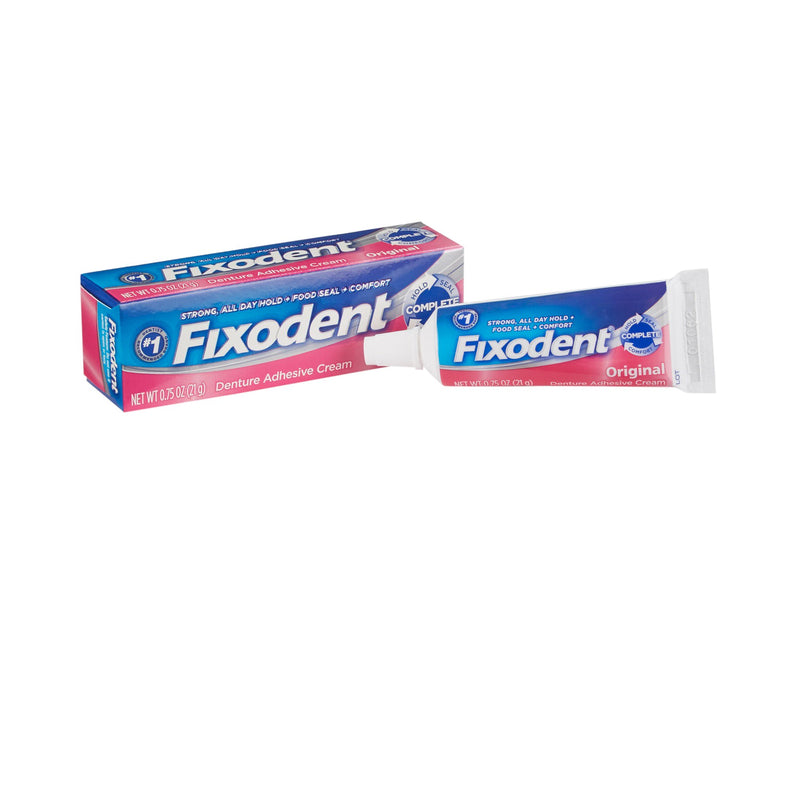 Fixodent Original Denture Adhesive Cream, 0.75 Oz (Case of 24)