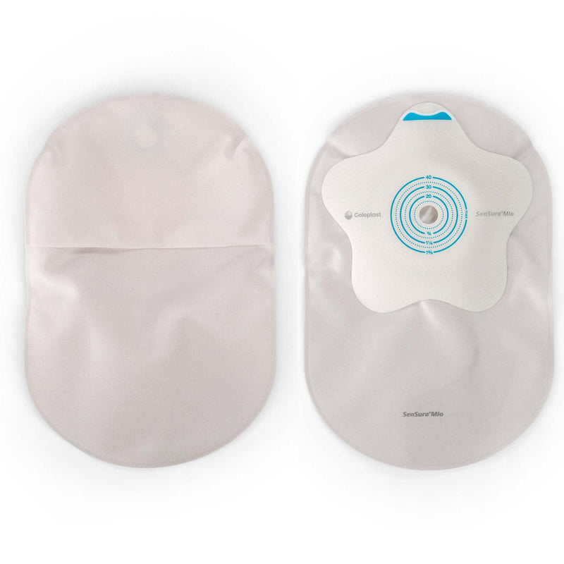 Coloplast SenSura Mio Convex Flip 1-Piece Closed End Opaque Ostomy Pouch, 10 – 40mm (10/BX) 